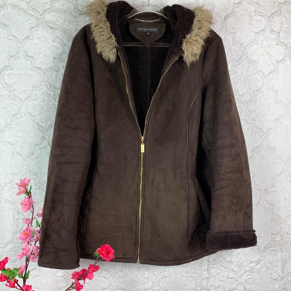 Ellen Tracy Dark Brown Jacket - image 3